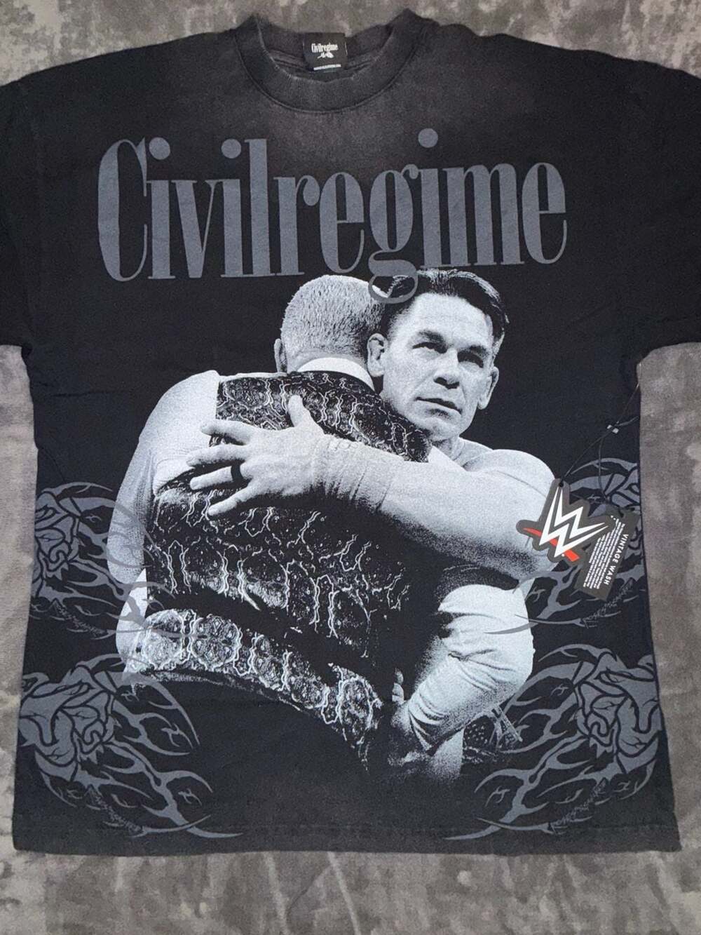 Civil Regime x WWE John Cena Vintage Wash Graphic T-Shirt